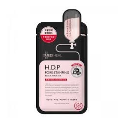 MEDIHEAL - H.D.P Pore-Stamping Black Mask EX., 25ml - czarna maska oczyszczająco-napinająca